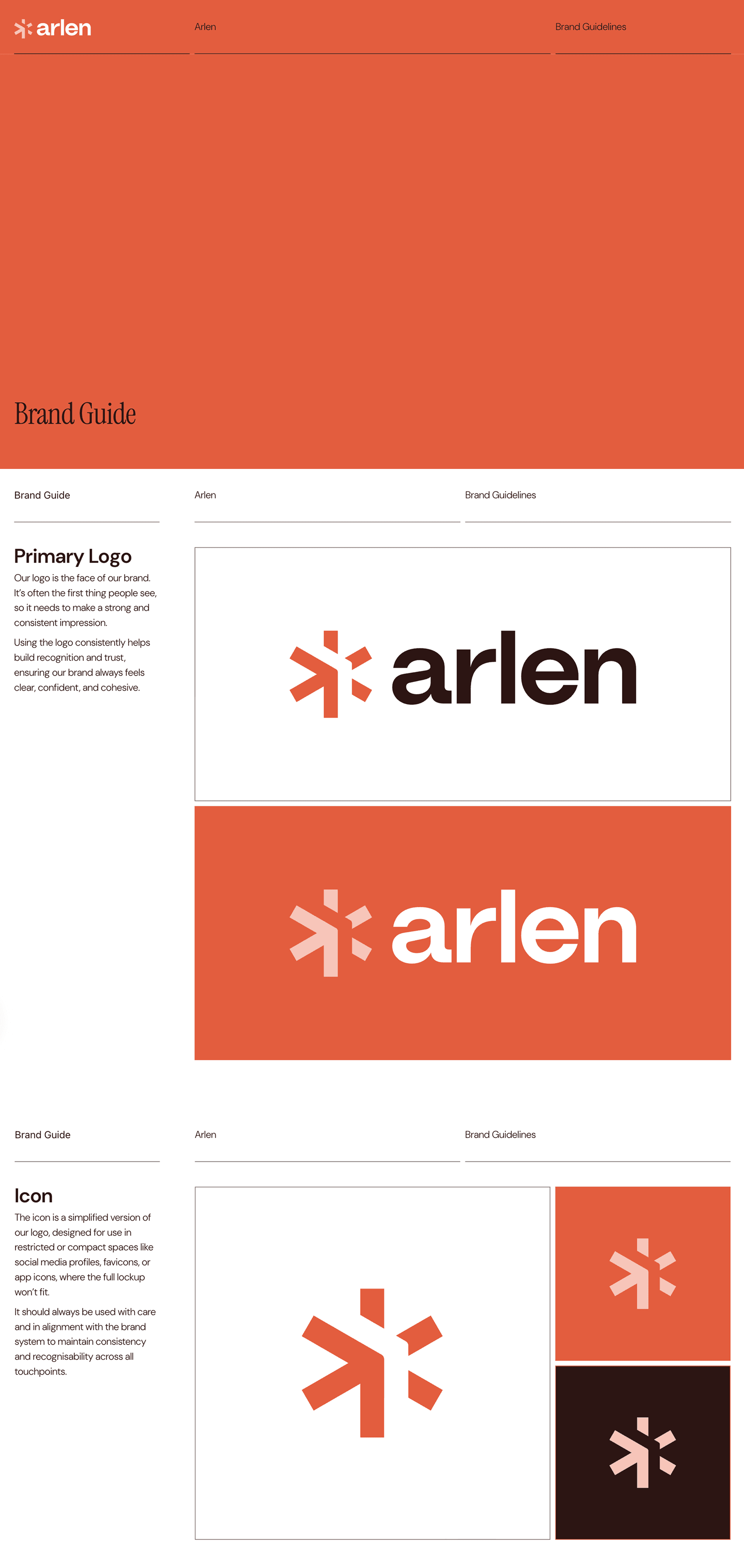 The Classic template rendered for the Arlen brand